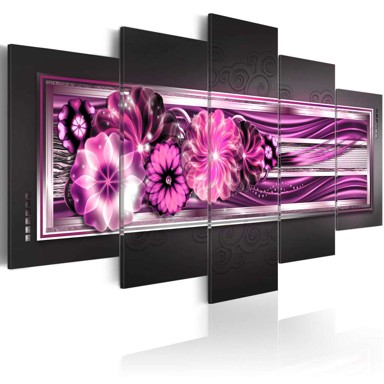 Slika In pink waves 100x50