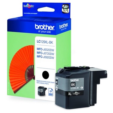 BROTHER Tinta, LC-129XL, original, black