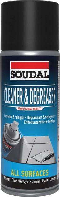 SOUDAL Sredstvo za čišćenje i odmašćivanje sprej za odmašćivanje i čišćenje 400 ml