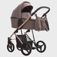BEBETTO Dječja kolica Flavio Premium Class Stella 08 3u1 B, smeđa