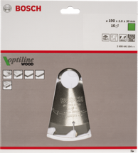 BOSCH List za kružnu pilu OP WO H, 190x30-16