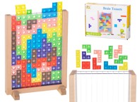 Montessori vertikalni tetris u drvenom okviru
