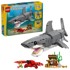 LEGO Konstrukcijski set Creator 3 in 1 Fierce Shark with a Treasure Chest 31381