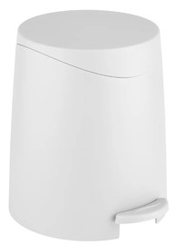 Bijela plastična kanta za smeće s pedalom, 3 l, Portes – Allstar