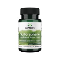 SWANSON Sulforafan, 400 µg, 60 kapsula