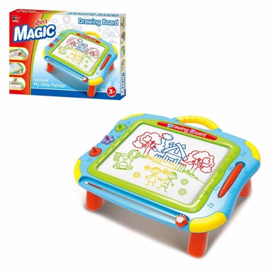 Ploča-stolić za crtanje i pisanje 2u1