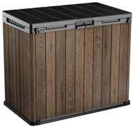 KETER Vrtni sanduk Deco Horizontal Store It Out, 1150 L, orah