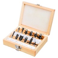 TOPEX Set glodala za glodalicu, 8 mm, 12 kom