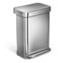 Kanta za otpatke u srebrnoj boji s pedalom simplehuman, 55 l