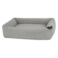 MIACARA Krevet za pse Senso Pebble M, 71×91 cm, boucle tkanina, sivi