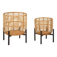 MAURO FERRETTI Set stalka za tegle od ratana, 2 kom, 47 cm