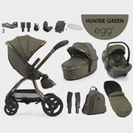 EGG Dječja kolica Egg3 12u1 Hunter zelena