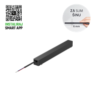 GREEN TECH Napajanje za slim magnetnu šinu MG-D200W-SC, 200 W