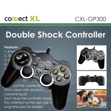 CONNECT Gaming kontroler XL PC s vibracijom Double Shock - CXL-GP300