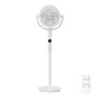 Ventilator s LED zaslonom, tihi ventilator, 111,7 x 35,4 x 23,8 cm, bijela