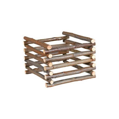 TRIXIE Stalak za sijeno, drveni, 15x11x15 cm