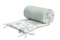 Branik za dječji krevetić 180x30cm šumske životinje