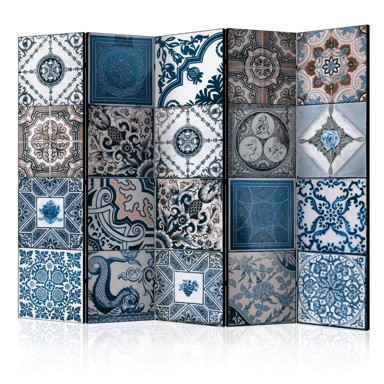 Sobna pregrada u 5 dijelova Blue Arabesque II 225x172