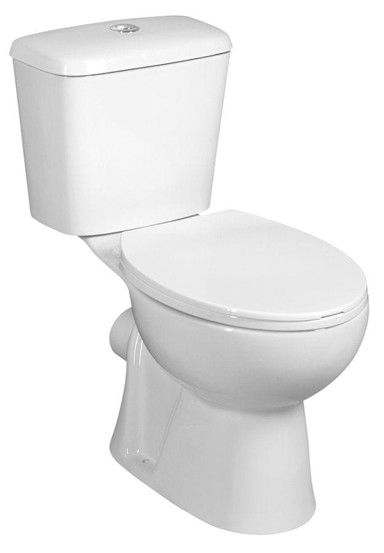 AQUALINE WC kombinacija JOSE, dvojno ispiranje 3/6 l, stražnji odvod, bijela keramika