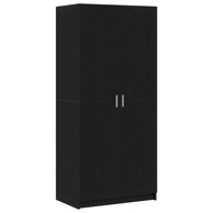 Ormar 80x51x180 cm, hrast crna