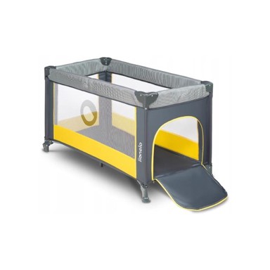 LIONELO Dječji prijenosni krevetić Stefi, žuti