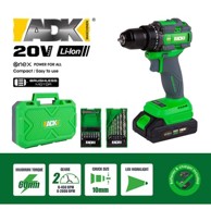 ADK akumulatorska udarna bušilica ENEX 20 V, SF4E103, 1 x 2,0 Ah