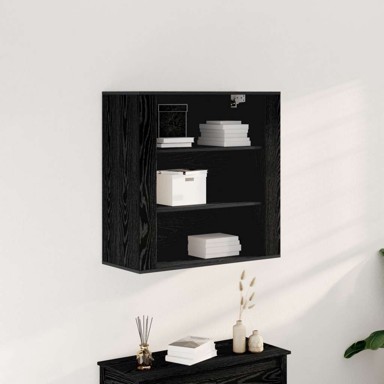 Zidni ormar 80x33x80 cm, hrast crna