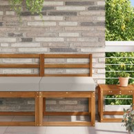 Jastuk za vanjsku sofu, 60 x 60 x 8 cm, poliester, sivi