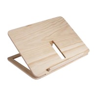RAYHER Drveni stalak za knjige ili PDA 28x21x3,4 cm, prirodni