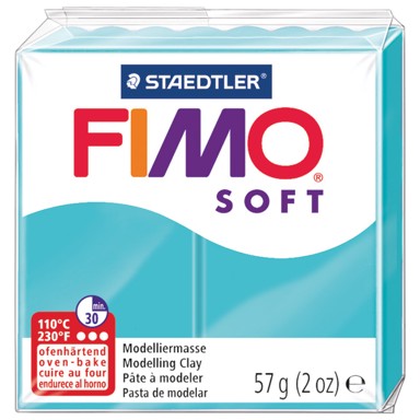 STAEDTLER Masa za modeliranje, FIMO Soft, 57 g, pepermint plava