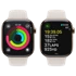 APPLE Pametni sat S10 4G, 46mm, zlatna Titanium, bež gumeni remen, S/M
