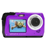 EASYPIX Digitalni fotoaparat Aquapix W3048 Edge, ljubičasti