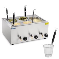 ROYAL CATERING Kuhalo za tjesteninu i knedle s vodenom kupelji i 3 komore