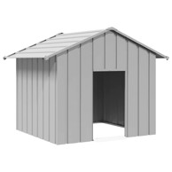Kućica za pse s krovom 131x101x102 cm pocinčani čelik