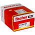 FISCHER Plastična tipla N 8 x 60/20 F, s vijkom, 100/1