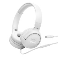 JBL Slušalice Tune 520, naglavne, USB-C, bijele