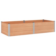 Povišena vrtna gredica 250x100x54 cm, smeđa