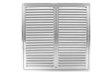 HACO Ventilacijska rešetka NVM, poklopac, 300 × 300 mm, nehrđajući čelik
