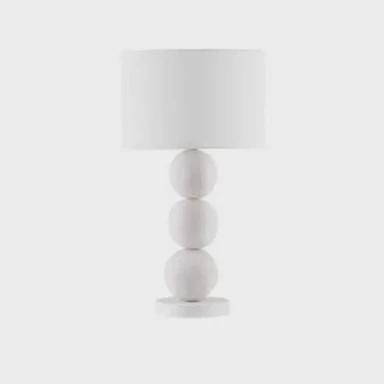 NOVA LUCE Stolna lampa, Chamois, NL9001066, E27, LED, 12W, 100–240V, bijela