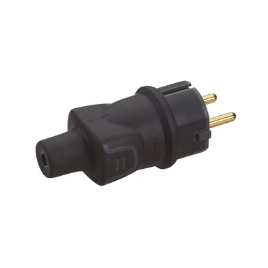 LEGRAND Utikač gumeni, crni 050196