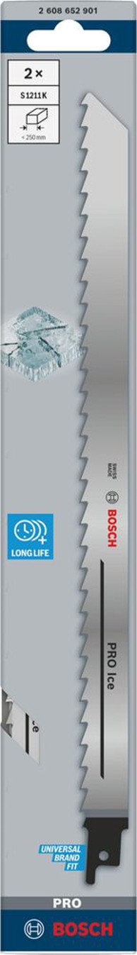 BOSCH List pile za PRO ICE S1211K 1,25x19x300 mm 2 kom.