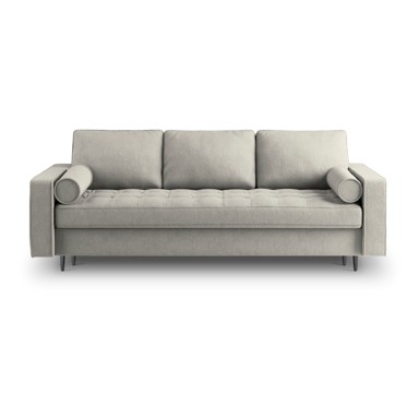 MILO CASA Svijetlosivi kauč na razvlačenje Santo, 225x100x96 cm