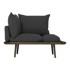 UMAGE Antracitno siva klupa Lounge Around