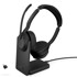 JABRA Slušalice Evolve2 55 UC, crne, Link380c, on-ear, Stereo, USB, BT, stalak