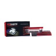 EINPARTS LED svjetlo za vrata, bijelo-crveno, za Porsche Cayenne, Seat Alhambra, Škoda Superb, VW Eos, Golf, Jetta, Passat i Sharan