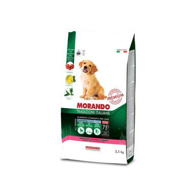 MORANDO Hrana za pse Tradizioni Puppy piletina i govedina, 2,5 kg