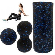 MG Masažni valjak Yoga Smooth Roller, crna