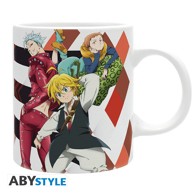 Šalica The Seven Deadly Sins Meliodas, Ban & King 320ml