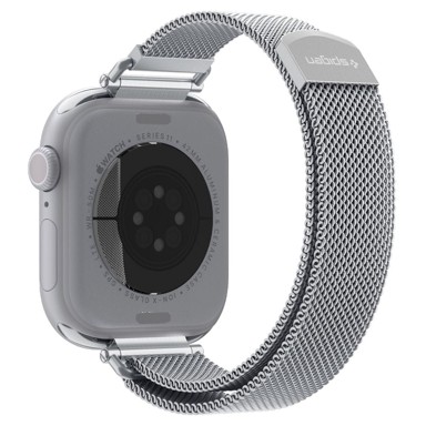 SPIGEN Metalni remen za Apple Watch, 40–42 mm, srebrna