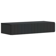 Zidni stol, 87,5 x 34,5 x 17 cm, crna